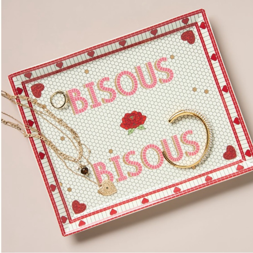 Bistro Tile Vanity Tray Valentines Edition